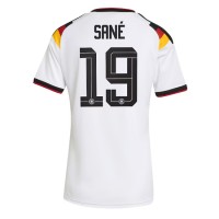 Stroje piłkarskie Niemcy Leroy Sane #19 Koszulka Podstawowej dla damskie MŚ 2026 Krótki Rękaw